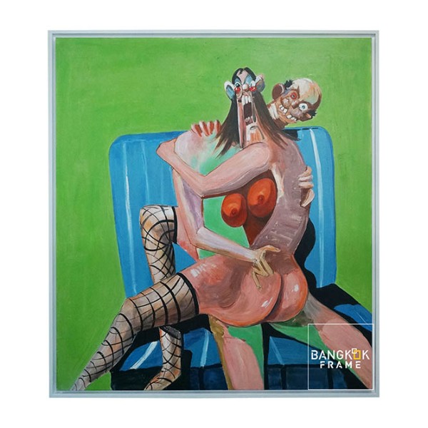 กรอบภาพวาดสีนํ้ามัน -floating frame